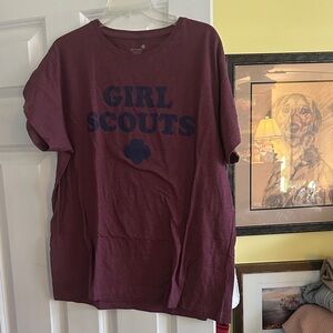 Girl Scouts Women's Short Sleeve Tee - Burgundy